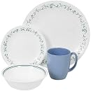 Corelle 16pc Set Country Cottage - 4 dinner plates, 4 side plates, 4 cereal bowls&4 mugs