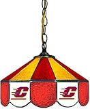NCAA Central Michigan Chippewas 14 Tiffany Style Hanging Lamp