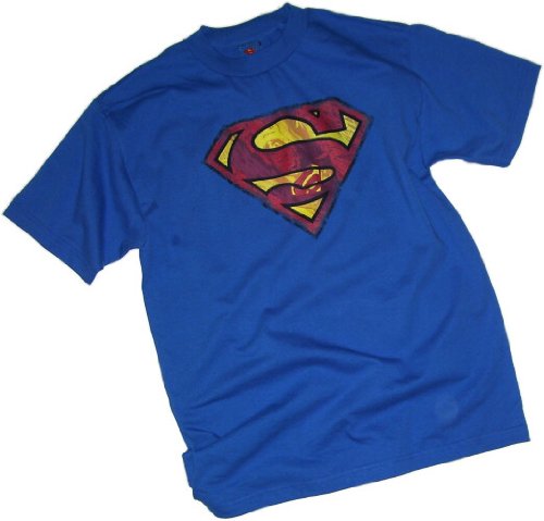  Superman Action-Print Shield T-Shirt