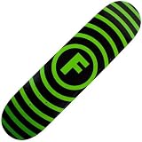 Foundation Vertigo Skateboard Deck - 7.5 in. x 31.0 in. - Neon Green