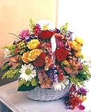 Party Time Flower Basket, Premium
