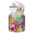100 COUNT CANISTER - Assorted Feather Grooming Bows.