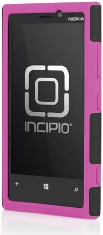 Incipio NK-133 Dual Pro Case for Nokia Lumia 920 - 1 Pack - Retail Packaging - Black/Neon Pink