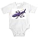 Onesie with shark, obesus, sea, fauna, whitetip, ocean, fish, clingfish, triaenodon, ...