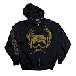 COHEED AND CAMBRIA - Gold Skull - Black Zip Up Hoodie