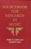 Sourcebook for Research in Music