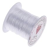 C-Princess多色選択可能 ホワイト クリスタル水晶ロープ 紐 ストリング 糸 弾力性がある 直径0.8mm全長10m ジュエリーDIY愛好者必需品 ブレスレット手作りに最適！