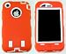 KingCase iPhone 3G & 3GS * Warrior Case * (Orange & White) 8GB, 16GB, 32GB - The ULTIMATE Protector