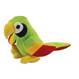 GREEN - Grriggles Polly Bright Squeaker Toys