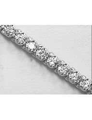 14K White Gold Diamond Bracelet