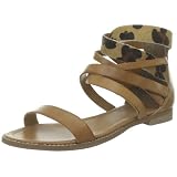 Pieces Connie Leather Sandal Zip, Sandales femme