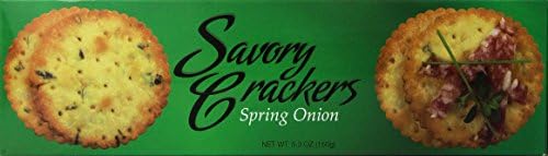 Elki Savory Crackers Spring Onion, 5.3ounce Boxes (Pack of 12)