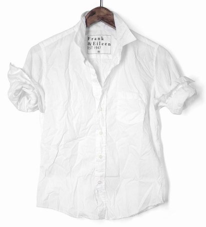 Frank&Eileen フランクアンドアイリーン バリー クラシック シャツ ホワイトポプリン XXS　並行輸入品
