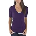 Juniors' Mossimo Supply Co. Elbow Sleeve V-Neck Sweater - Purple