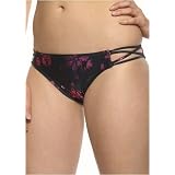 Betsey Johnson Swim Bows and Whistles bikini brief with crossover side detail at Betsey Johnson