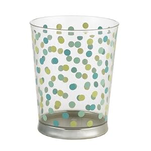 Interdesign Glee Trash Can Clear Acrylic Can by 