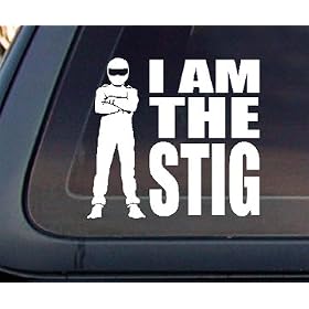 I Am The STIG Car Decal / Sticker