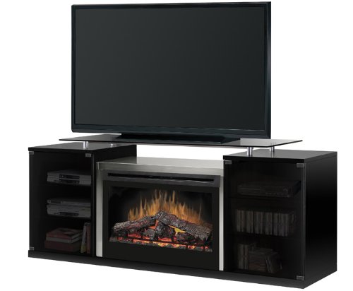 Logs Dimplex Marana TV Stand with Electric Fireplace in Black 41Q9lIHpuyL Logs Dimplex Marana TV Stand with Electric Fireplace in Black