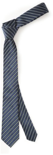 ESPRIT Collection Herren Krawatte, gestreift 082EO2Q002, Gr. one size, Grün (312 Evergreen)
