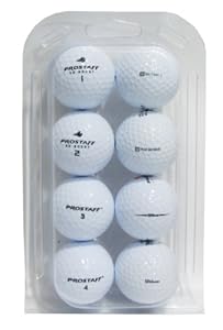 Second Chance Golfbälle 8 Wilson Pro Staff - Bolas recicladas, de segunda mano de golf