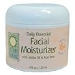 Desert Essence Facial Moisturizer, Daily Essential, With Jojoba Oil & Aloe Vera, 4-Ounces (Pack of 3)
