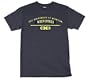 Michigan Wolverines Distressed Logo Short Sleeve T-Shirt (Large, Charcoal)