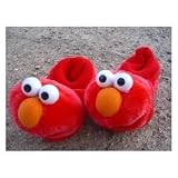 Sesame Street Elmo Soft Warm Shoes/slippers, , Kid Toddler Shoe Size 3/4 Great for Halloween Costume