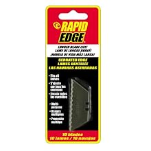 Rapid Tools RT00004 Serrated Utility Knife Blades, 10-Pack