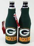 SET OF 2 GREEN BAY PACKERS NFL BOTTLE SUIT KOOZIES