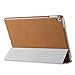 iPad Pro 9.7 Case smart, Kuool® Slim Fit Smart Folio Leather Case Cover with with Trifold Stand Auto Wake/Sleep Feature for Apple iPad Pro 9.7 Inch (2016 Model)-LightBrown