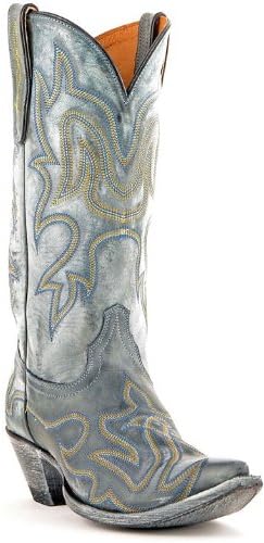 Yippee Kay Yay Women's BKW12 Western Boot,Old Blue,6 B US