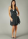 Ruched Polka Dot Tulle Formal for Bridesmaid Formal Prom