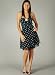 Ruched Polka Dot Tulle Formal LG BLACK