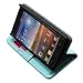 Bfun Packing Light Blue Card Slot Wallet Leather Cover Case For LG OPTIMUS L7 P705/P705G/700