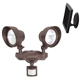 Westinghouse Solar Lighting 481121-78 Solar System Double Head Flood Light in Bronze