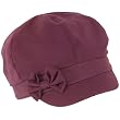 Kids 3-7 years Cotton Summer Newsboy Bow Hat Cap Hot Purple