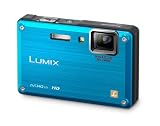 Panasonic DMC-FT1EG-A Digitalkamera (12 Megapixel, 4-fach opt. Zoom, 6,9 cm (2,7 Zoll) Display, Bildstabilisator, bis 3m wasserdicht) blau - 