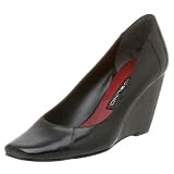 Bandolino Womens Deva Wedge Pump,Black,7 M