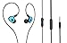Venstone K62 In Ear Noise Isolating Sports Earphones with Microphone and Volume Control, Blue