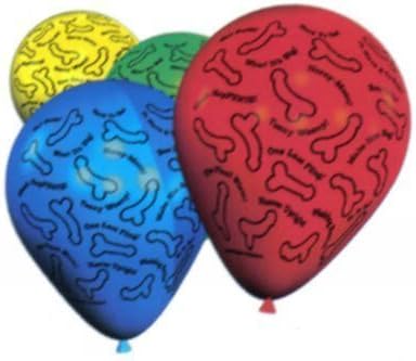 Bachelorette Party Balloons (Package Of 6) Half Case