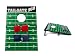 Football Bean Bag Toss & Corn Hole Set - 2 Boards & 8 Bean Bags