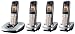 Panasonic KX-TG6424GS schnurloses DECT-Telefon Quattro mit Anrufbeantworter silber