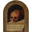 Bartholomew Bruyn d. &Auml;. (Skull in a niche) Art Poster Print - 11x17