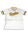 White No. Game Used Michigan Tech Champion Basketball Jersey