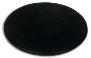 Black Leather Coaster Wrapped