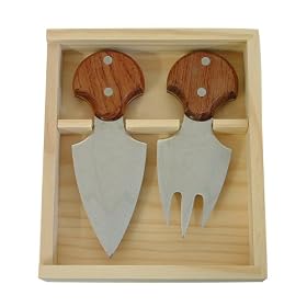 Woodard and Charles Professional Rosewood Handle Specialty Parmesan Cheese Knife Set in... by Woodard & Charles