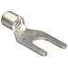 Morris Products 11512 Spade Terminal, Non Insulated, 22-16 Wire Size, #4 Stud Size (Pack of 100)