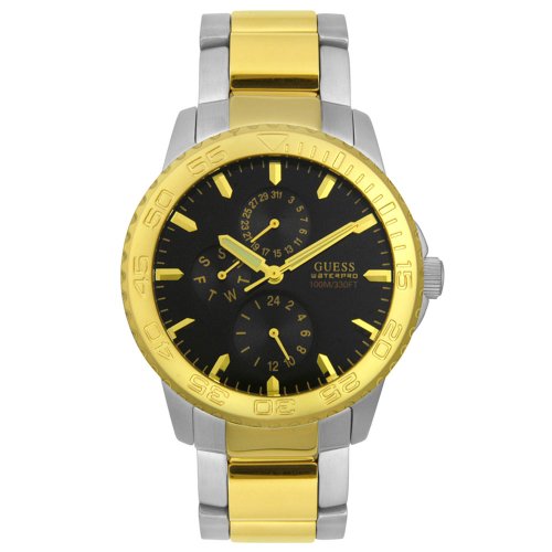 GUESS? Mens 10606G Two-Tone Dial Watch