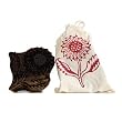 Hand Carved Wood Block Stamp - Sunflower