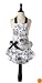Jessie Steele Josephine Bib Apron, Café Toile
